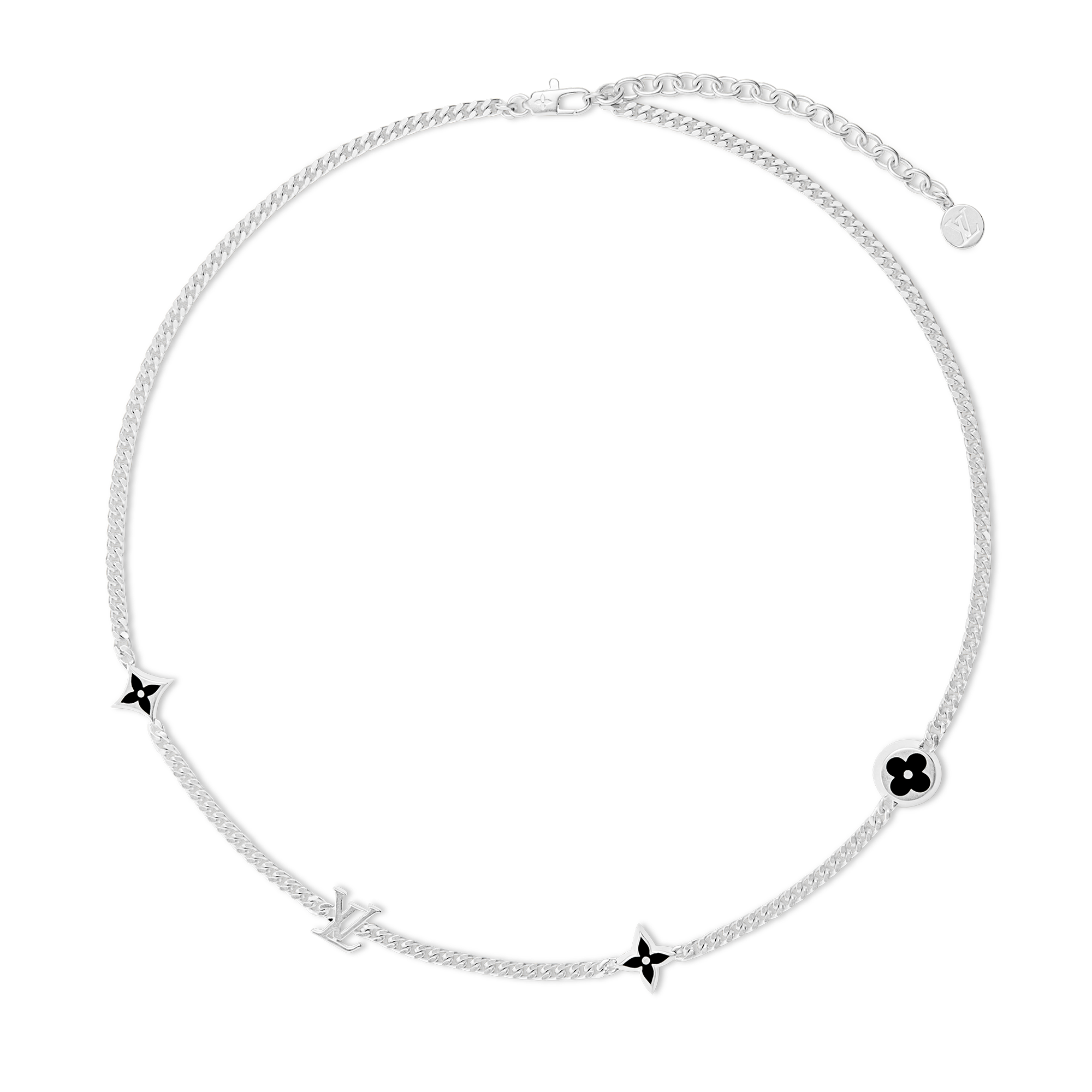 ネックレス・LV スパイク チャーム LV Spike Charms Necklace - Luxury S00 Silver | LOUIS VUITTON